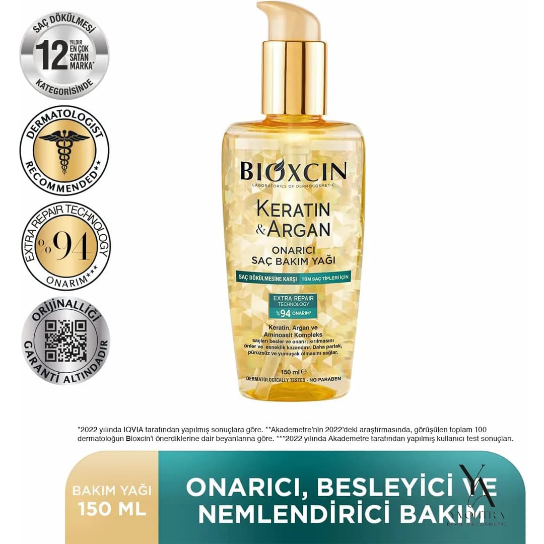 روغن ترمیم کننده و ضد ریزش بیوکسین Bioxcin حاوی کراتین و آرگان حجم 150 میل — تصویر ۹