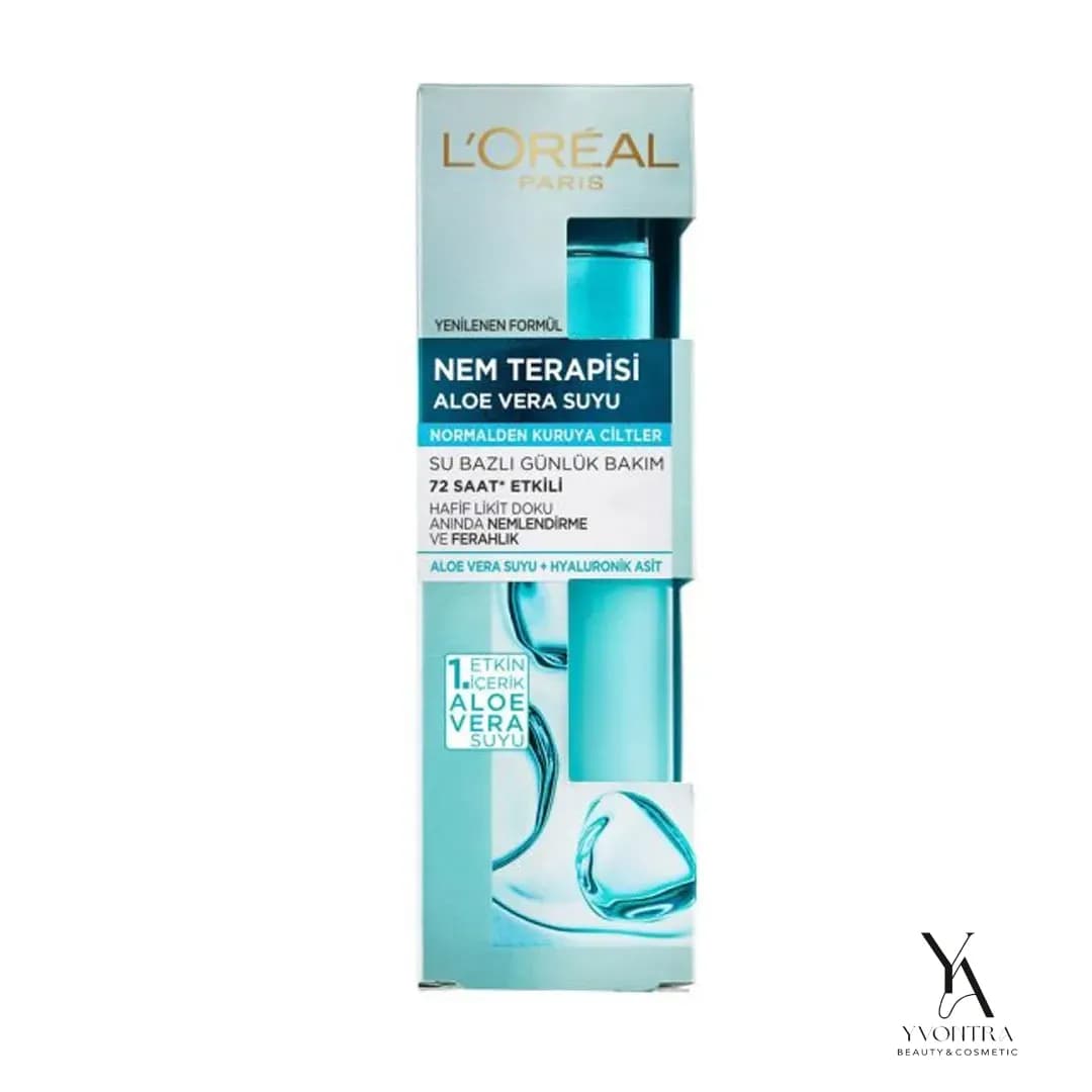 سرم آبرسان آلوئه ورا لورآل Loreal مناسب برای پوست نرمال تا خشک 70 میل — تصویر ۵