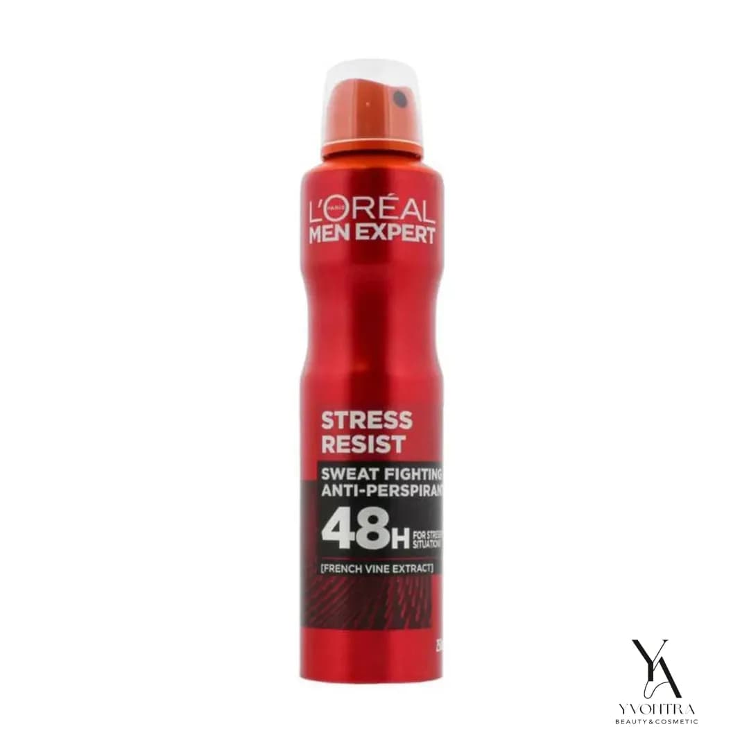 اسپری ضد تعریق مردانه 48 ساعته لورال LOreal مدل Stress Resist حجم 250 میل — تصویر ۲