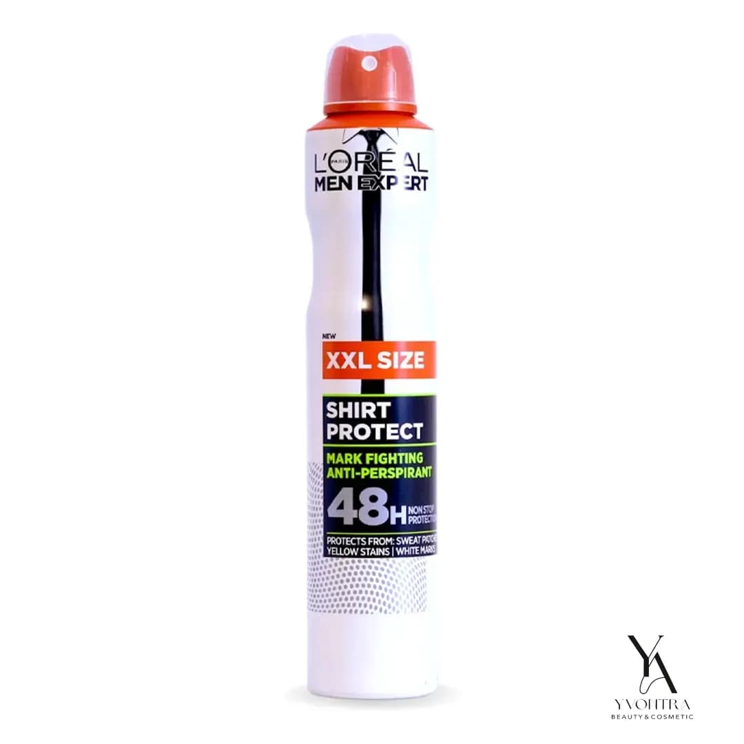 اسپری ضد تعریق مردانه 48 ساعته لورال LOreal مدل Shirt Protect حجم 250 میل — تصویر ۳