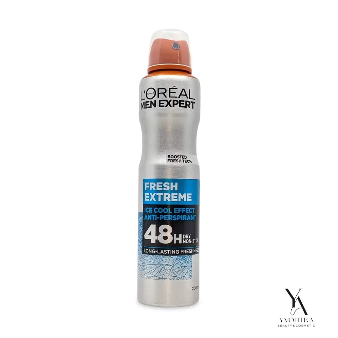 اسپری ضد تعریق مردانه 48 ساعته لورال LOreal مدل Fresh Extreme حجم 250 میل — تصویر ۲
