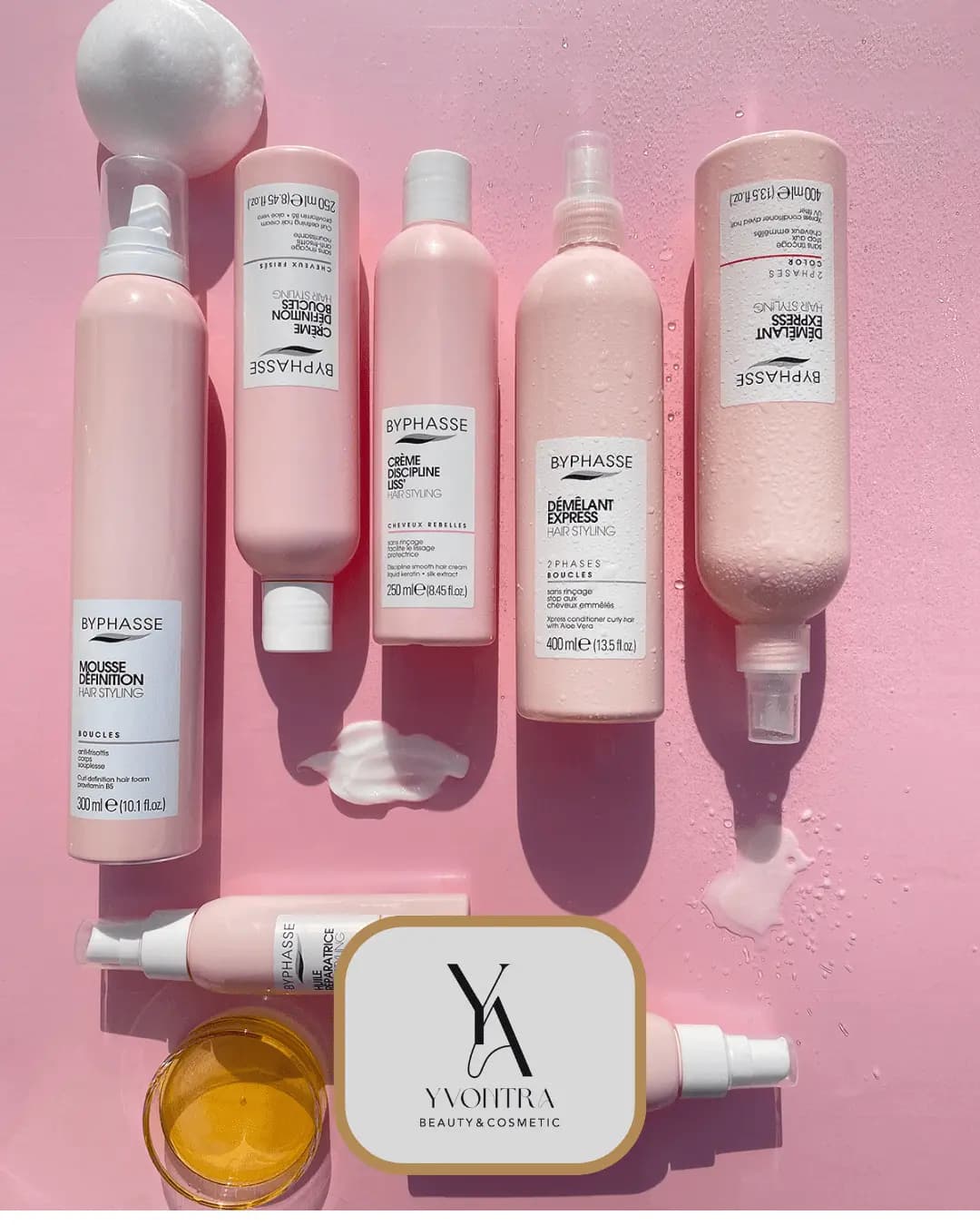 موس موی فر بایفاس در حجم 300 میل STYLING FOAM ACTIV BOUCLES CURLY HAIR — تصویر ۷