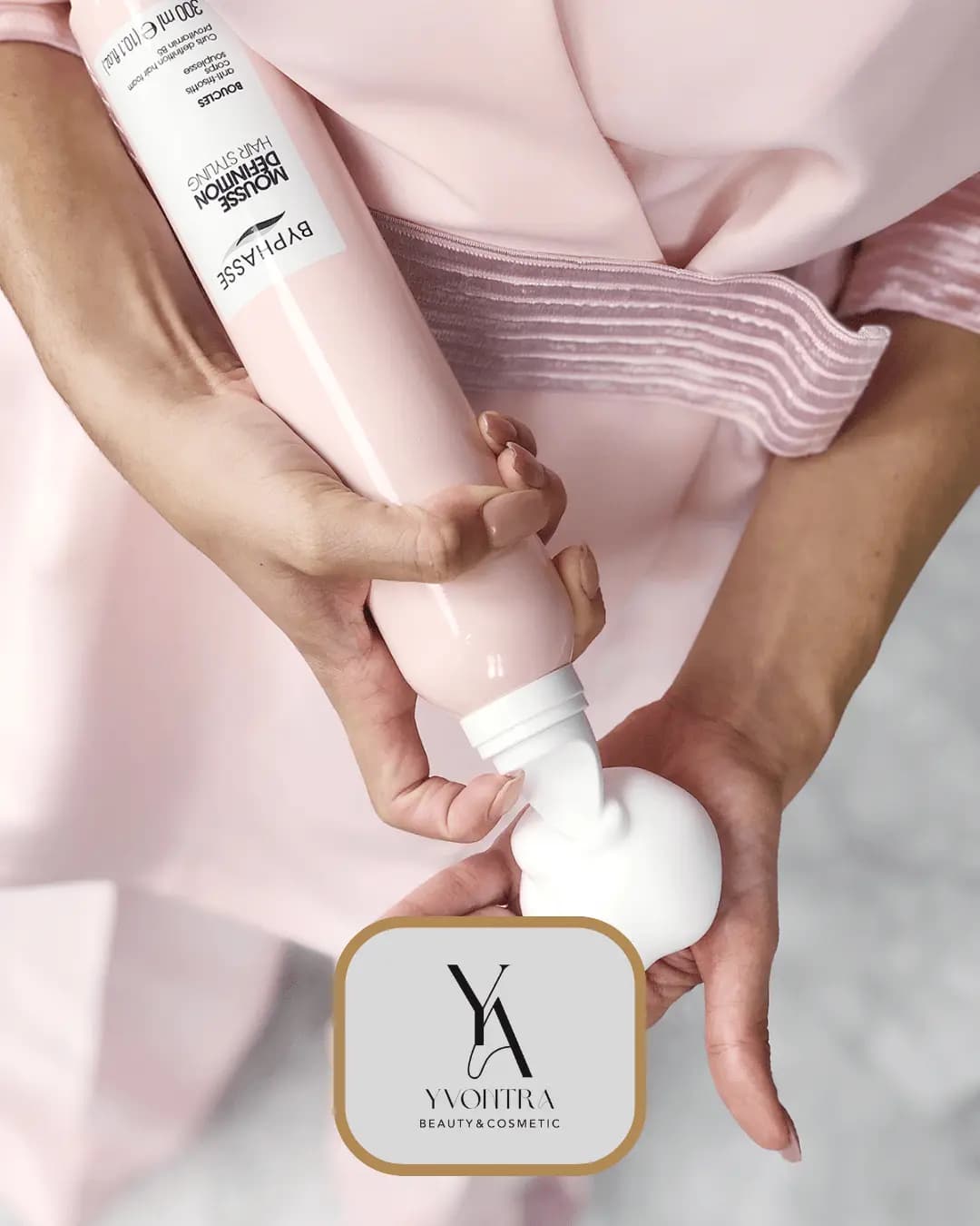 موس موی فر بایفاس در حجم 300 میل STYLING FOAM ACTIV BOUCLES CURLY HAIR — تصویر ۳