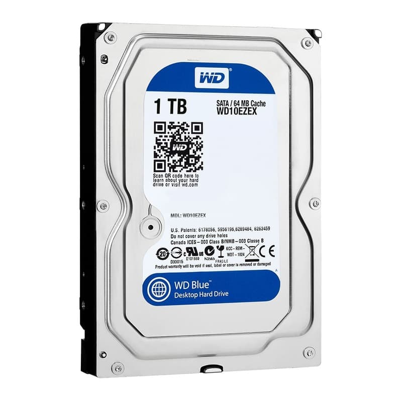 هارد اینترنال 1 ترابایت مدل WD10EZEX آبی وسترن دیجیتال | Western Digital ( استوک )