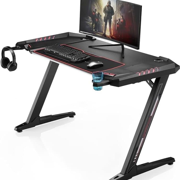 میز گیمینگ یوریکا مدل Eureka ERGONOMIC ERK-EDK-Z2BK