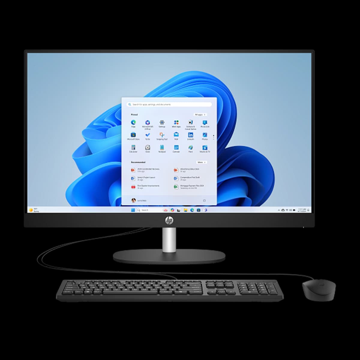 کامپیوتر All in One اچ پی 23.8 اینچی مدل cr1078nh Ultra 7 155U 16GB 1TB