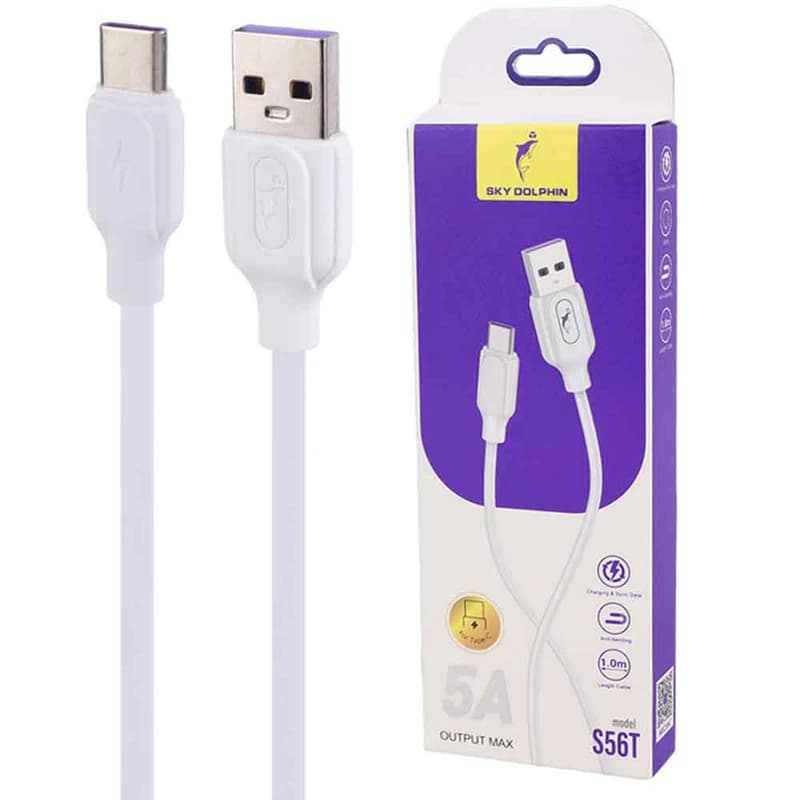 کابل تبدیل USB به USB-C اسکای دلفین مدل S56T طول 1 متر — تصویر ۹