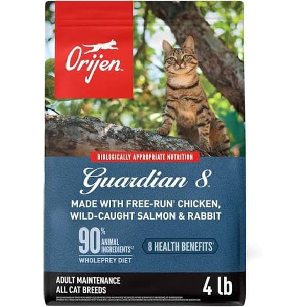 غذای خشک گربه بالغ اوریجن گاردین ۸، با طعم مرغ و ماهی ۱.۸ کیلوگرم | Orijen Guardian 8 Cat Food