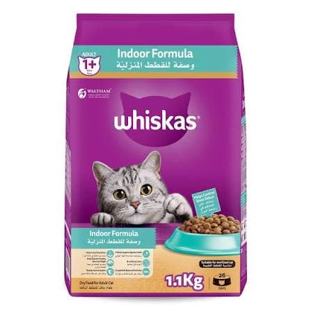 غذای خشک گربه بالغ خانگی ویسکاس۱.۱ کیلوگرم | Whiskas Adult Indoor Formula — تصویر ۲