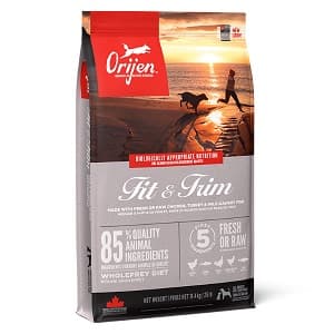 غذا خشک سگ اوریجن مدل فیت اند تریم با طعم مرغ، بوقلمون و ماهی2 کیلوگرم orijen fit and trim
