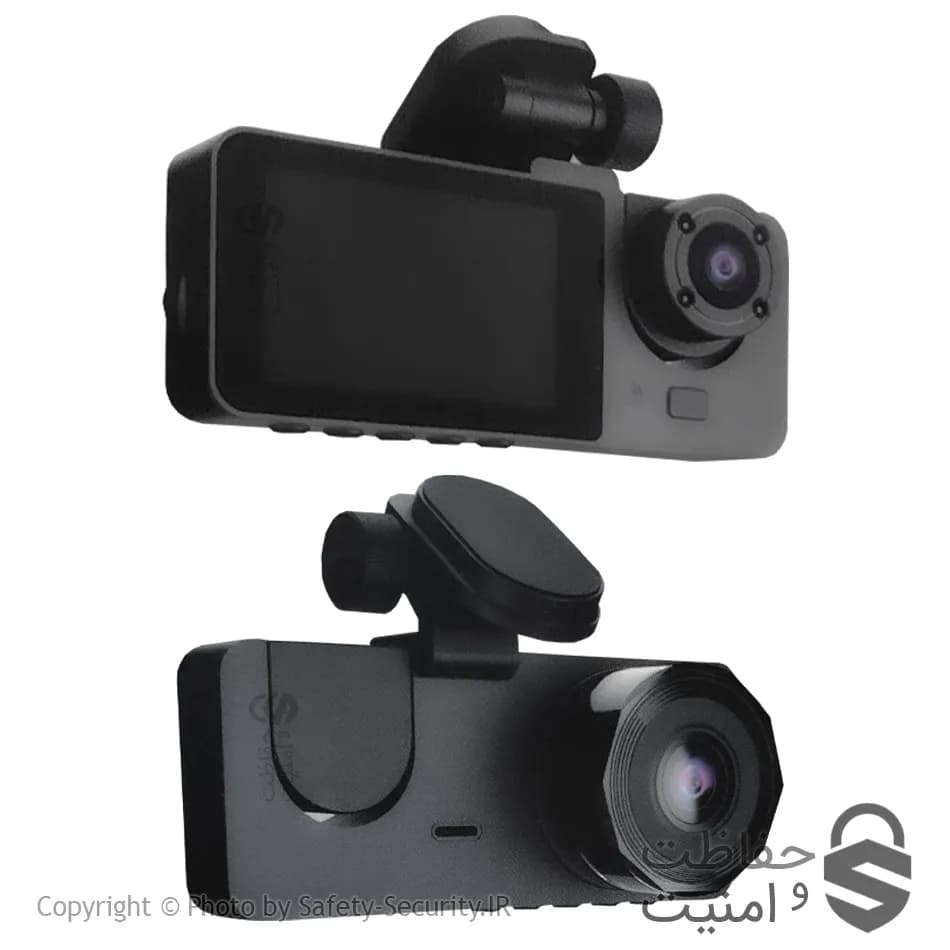 دوربین ثبت وقایع سه دوربین مانیتور دار
