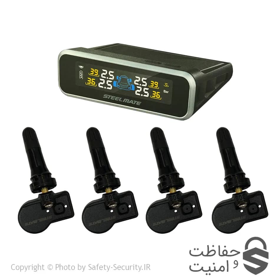نمایشگر و سنسور فشار و دمای تایرها (TPMS) — تصویر ۲