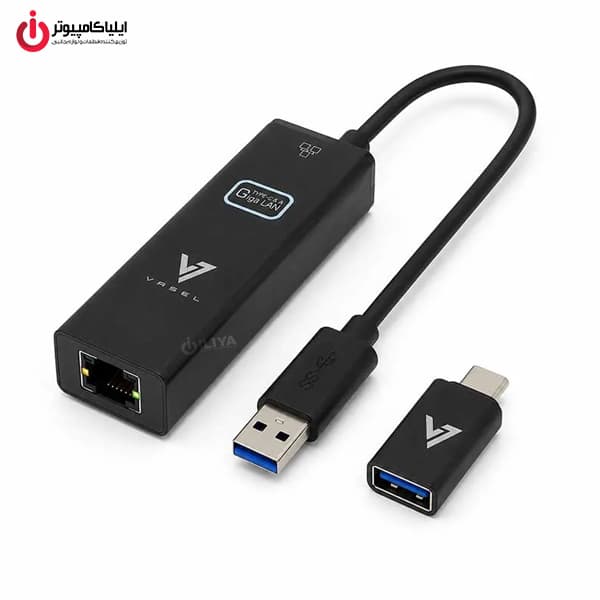 مبدل شبکه USB 3.2 و Type-C واصل مدل VASEL VSL-LC320 — تصویر ۵