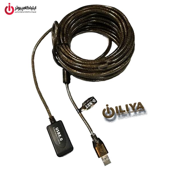 کابل افزایش طول USB 2.0 اکتیو دی‌نت مدل D-NET DT-461 15m