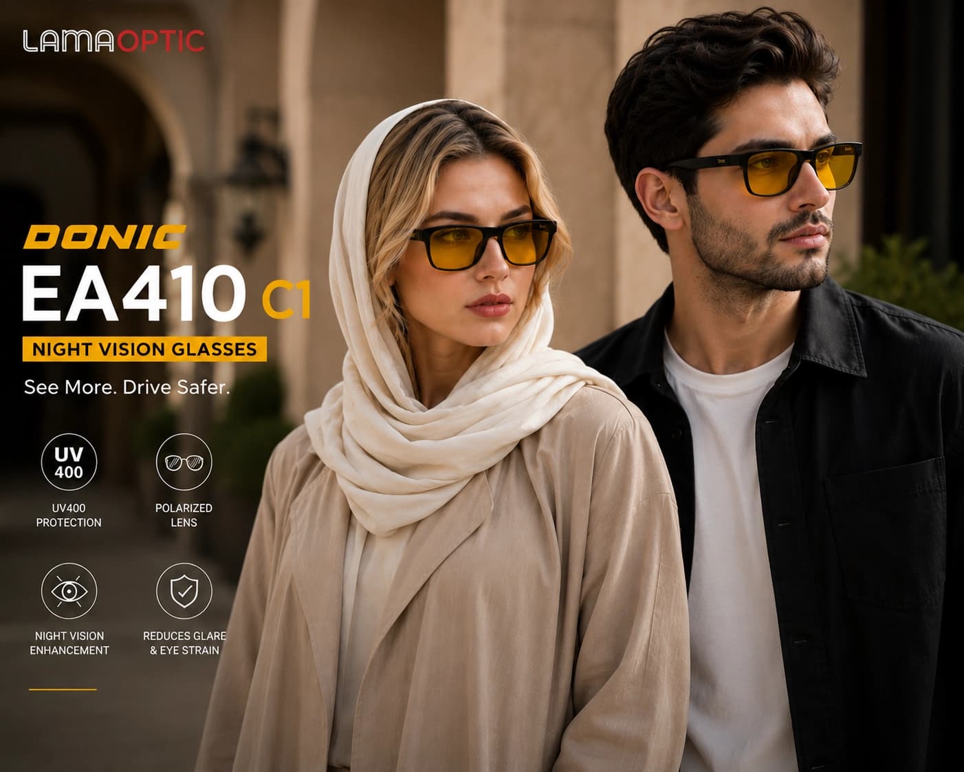 عینک دید در شب دونیک DONIC مدل EA410 C1 — تصویر ۸