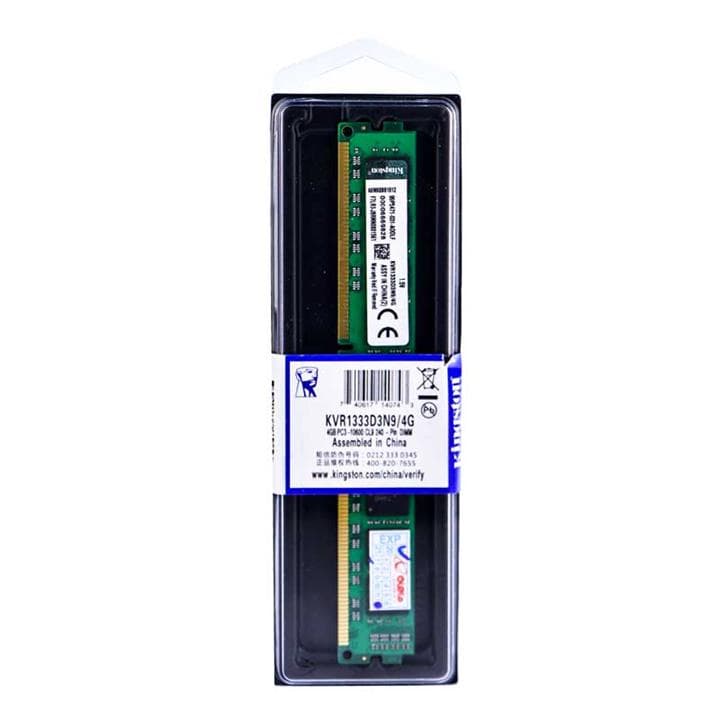 رم کامپیوتر 4 گیگابایت DDR3 تک کاناله 1333 مگاهرتز Kingston — تصویر ۲