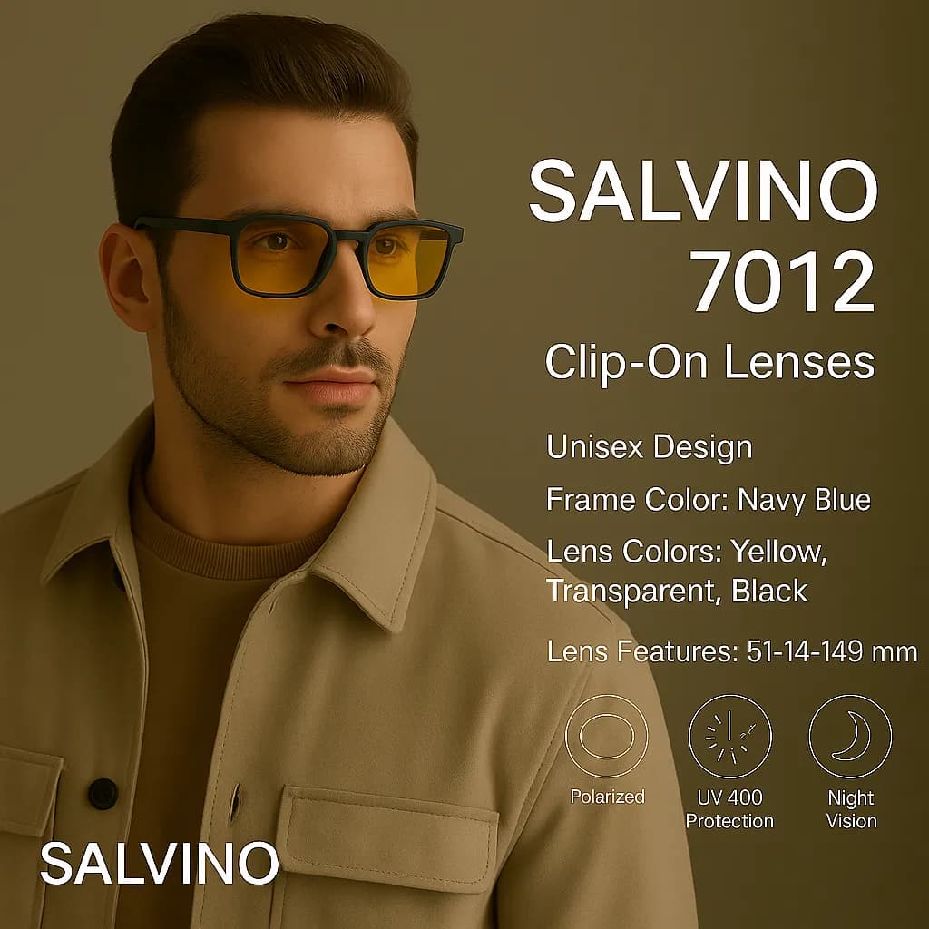 عینک طبی کاوردار Salvino مدل 7012 — تصویر ۱۱