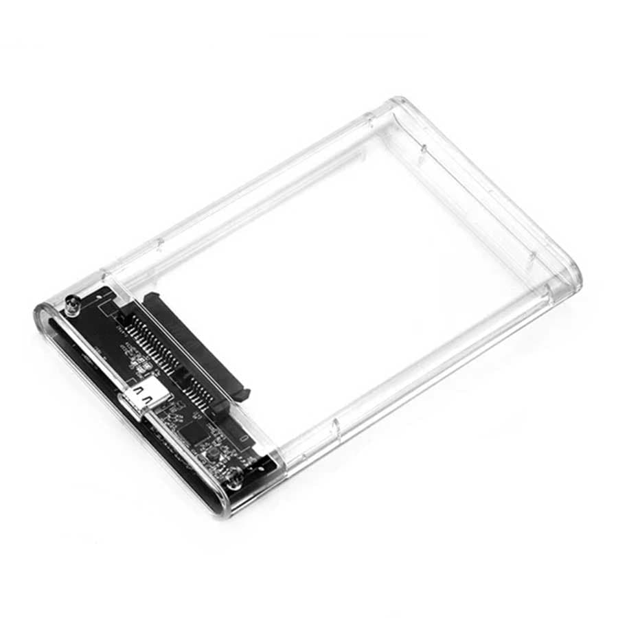 باکس هارد KAISER USB 2 2.5 شفاف — تصویر ۳