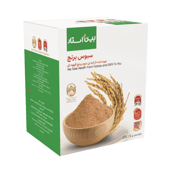 سبوس برنج قهوه ای بین استار (دکتر بیز)