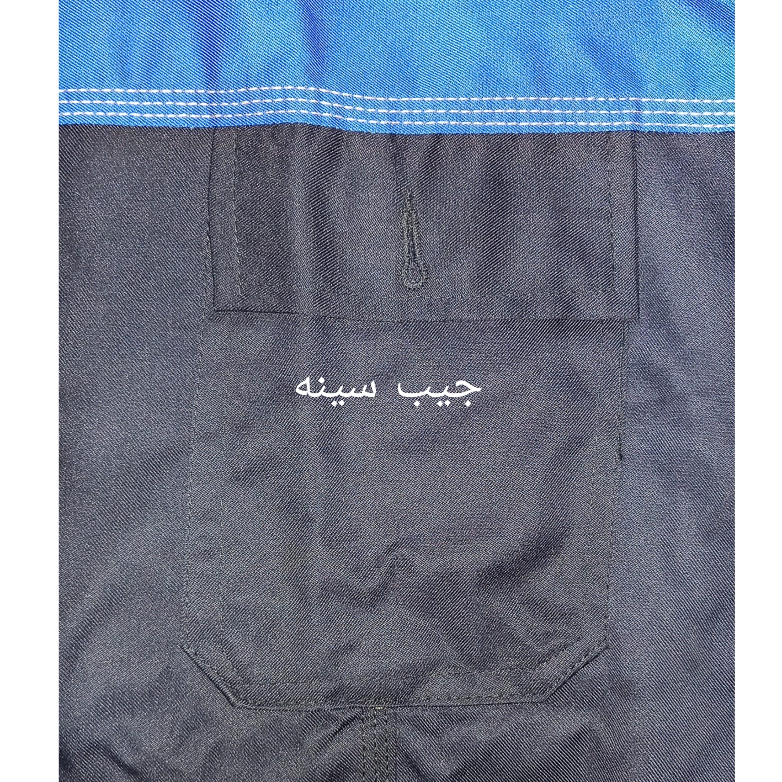 لباس کار با شلوار اطلس (دارای رنگ بندی و سایزبندی) — تصویر ۸