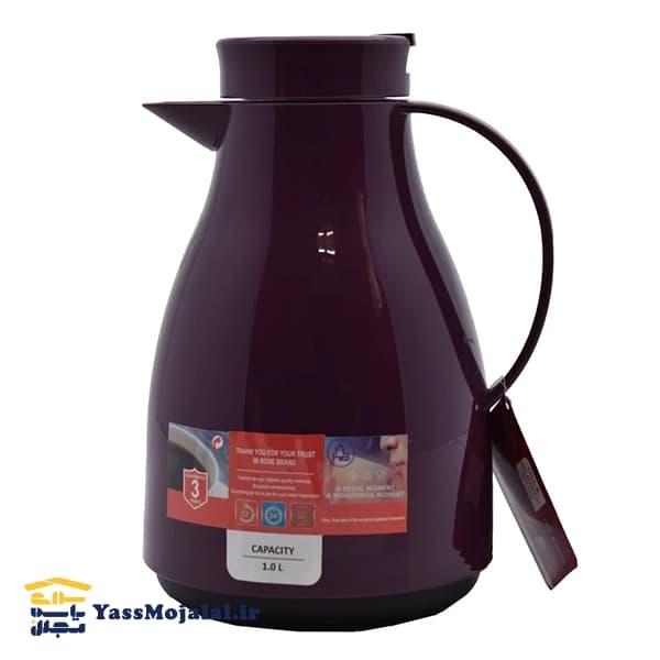 فلاسک یک لیتری رز پلاستیکی