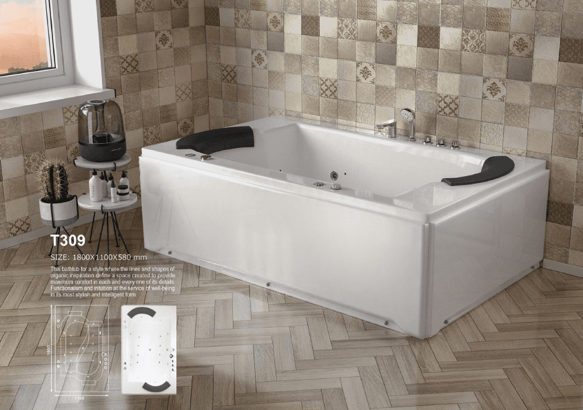 جکوزی Tenser تنسر مدل T309 سایز 58*110*180