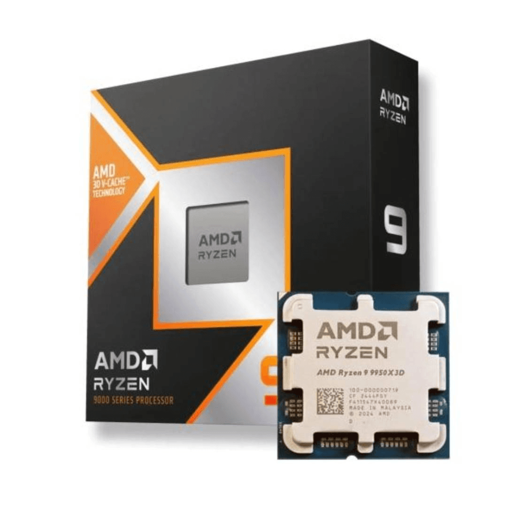 پردازنده کامپیوتر AMD RYZEN 9 9950X3D AM5 16C/32T (BOX) — تصویر ۳