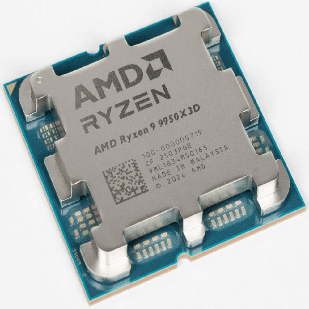 پردازنده کامپیوتر AMD RYZEN 9 9950X3D AM5 16C/32T (BOX) — تصویر ۴