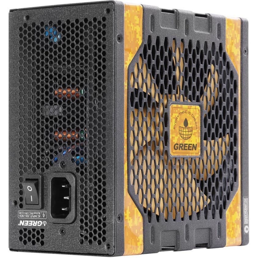 منبع تغذیه کامپیوتر گرین مدل GP800A-UK EVO 80 PLUS — تصویر ۷