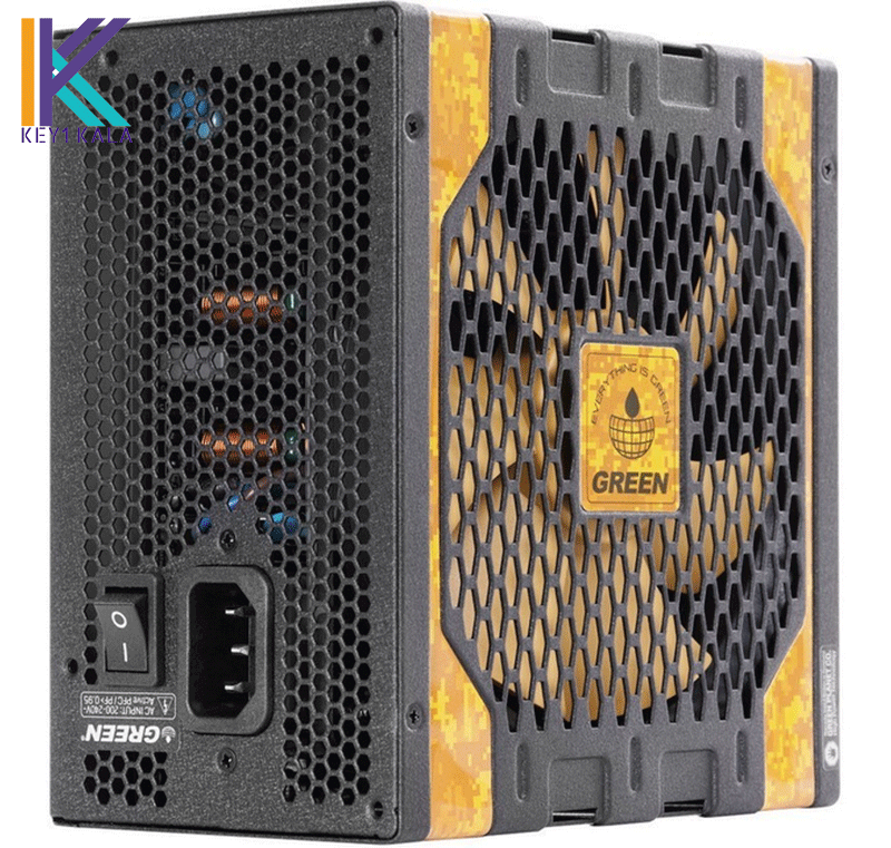 منبع تغذیه کامپیوتر گرین مدل GP600A-UK EVO 80 PLUS — تصویر ۷