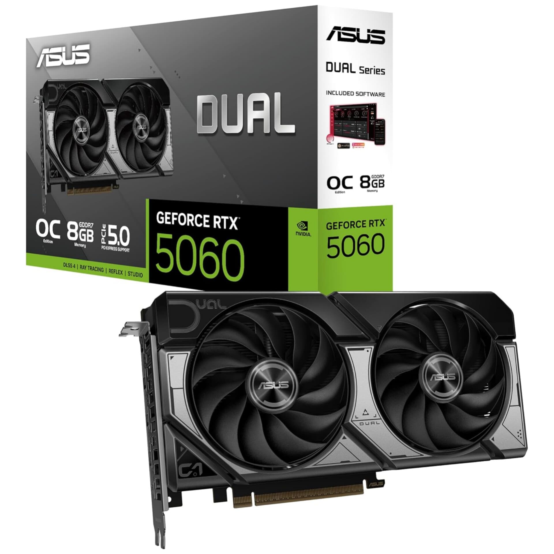 کارت گرافیک ایسوس DUAL RTX 5060 8GB GDDR7 OC