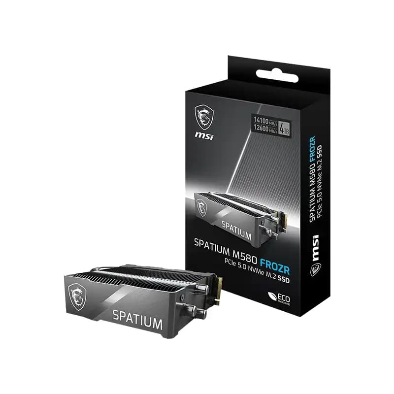 اس اس دی اینترنال ام اس آی مدل SPATIUM M580 PCIe 5.0 NVMe M.2 FROZR 4TB — تصویر ۲