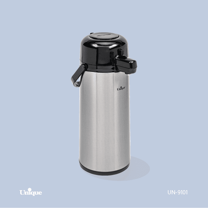 فلاسک پمپی 2.5 لیتر استیل یونیک کد UN-9101 — تصویر ۲