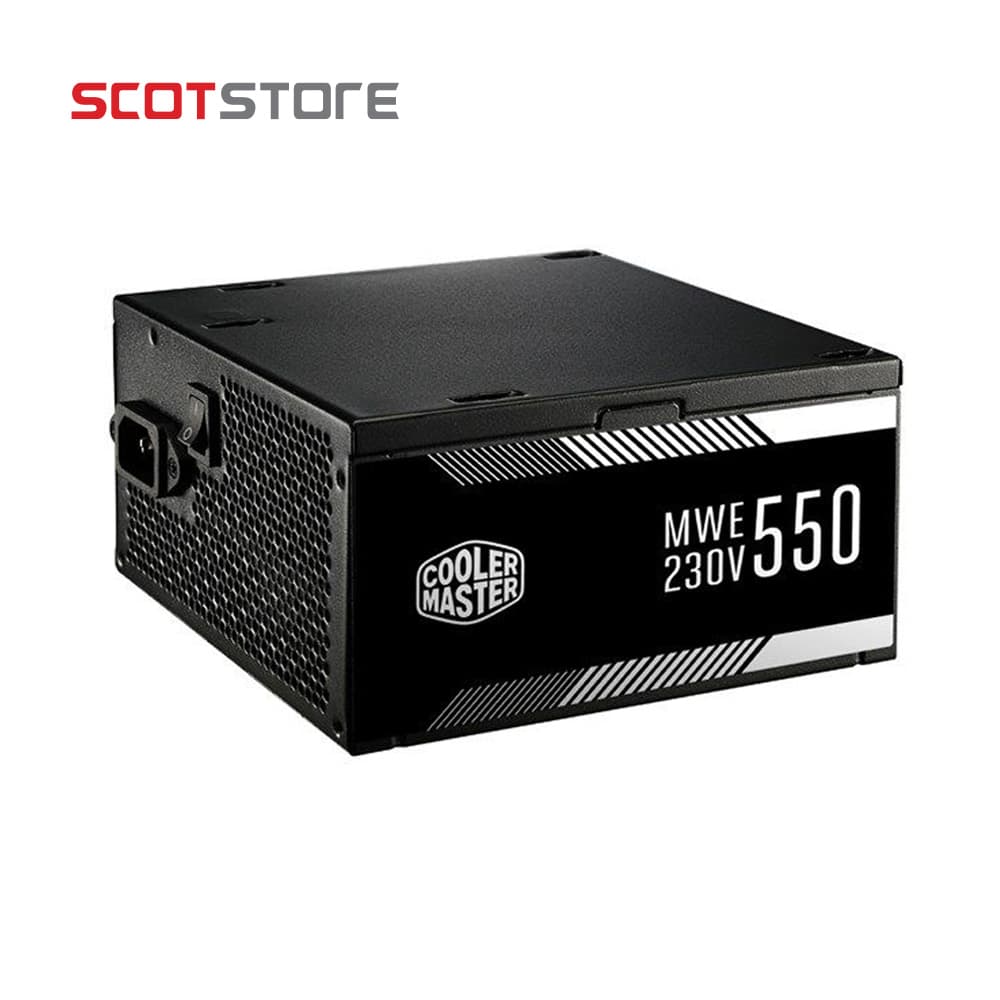پاور 550W کولرمستر مدل MWE White