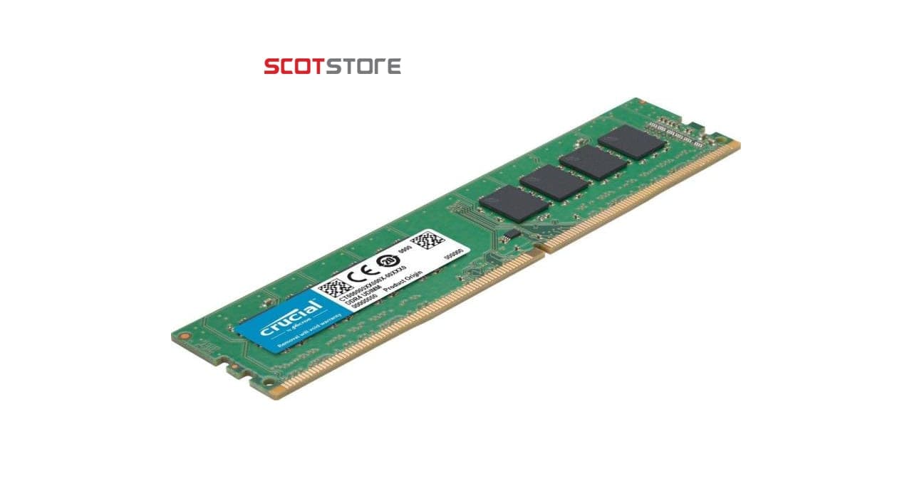 رم دسکتاپ DDR4 تک کاناله 2666 مگاهرتز Crucial ظرفیت 16 گیگابایت — تصویر ۴