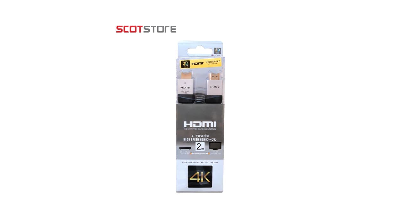 کابل HDMI سونی ۴K Ultra با طول ۲ متر