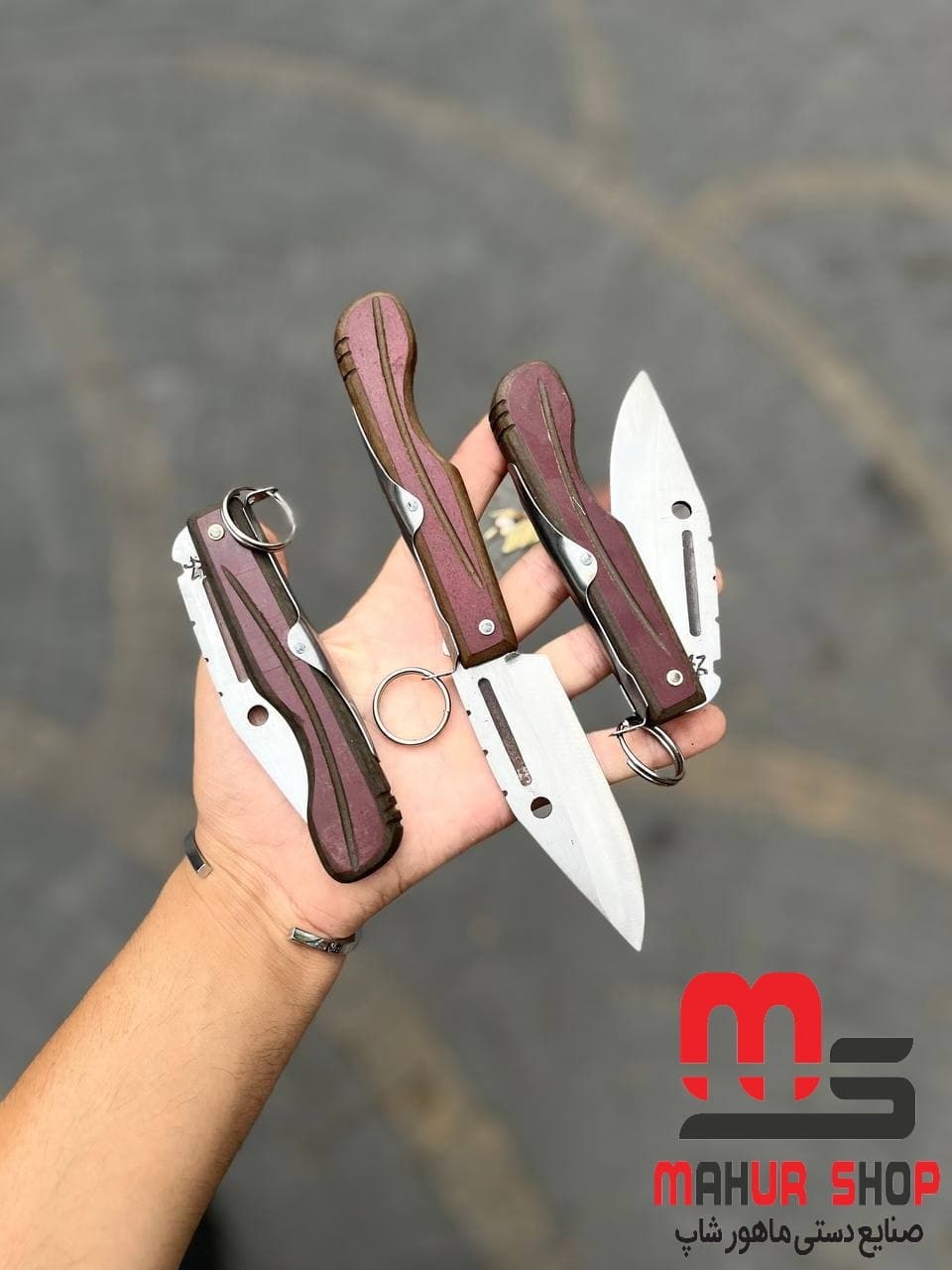 چاقو بوکانی سرنیزه Ak47 ضد‌زنگ سایز وسط