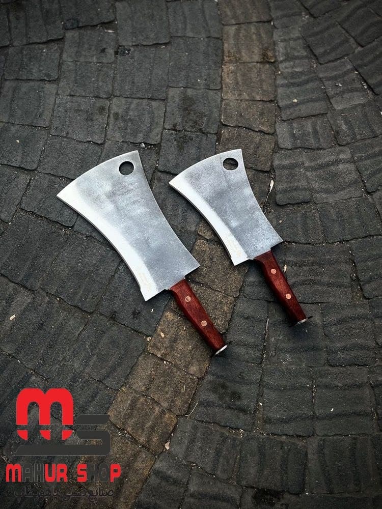 ساطور ضربه (بوکانی) تیغه فنر بسته ۲ عددی — تصویر ۴