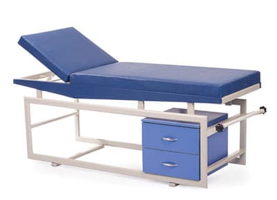 تخت معاینه مدل یک شکن دیپلمات کشودار