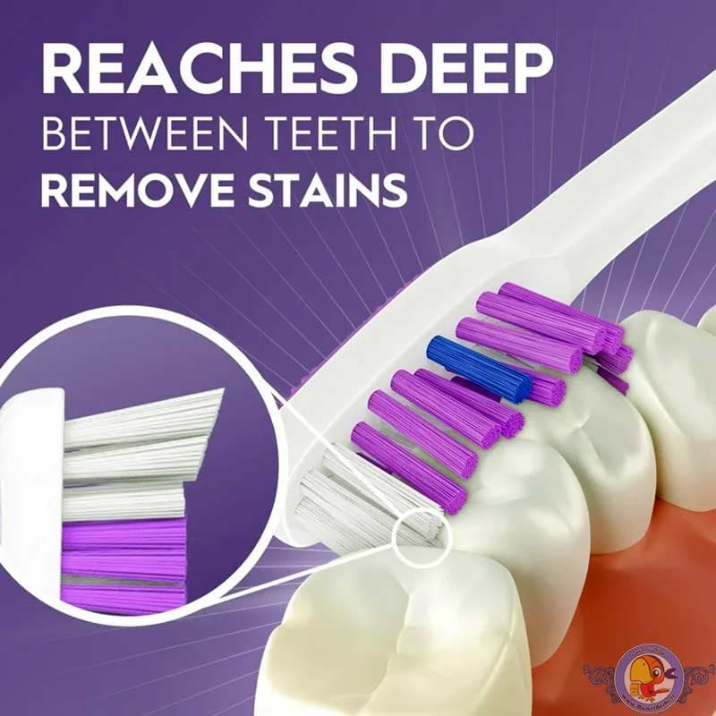 مسواک اورال-بی 3D White مدل White Fresh برس مدیوم – ساخت ایرلند — تصویر ۸