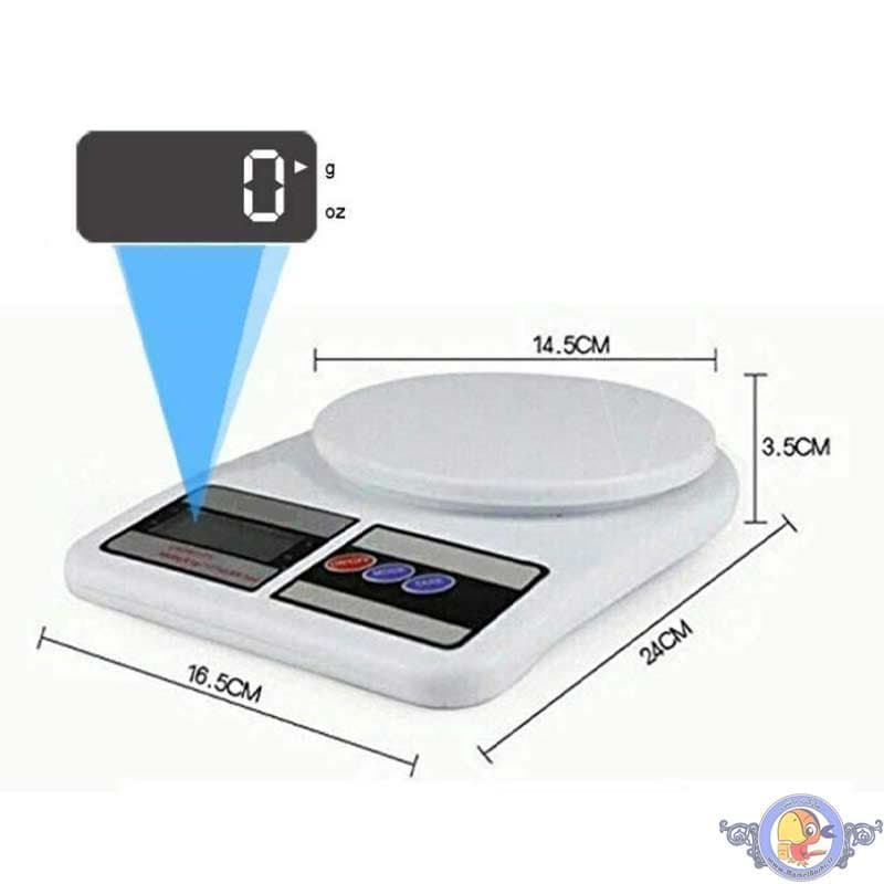 ترازوی گرمی آشپزخانه دیجیتال SF-400 ظرفیت 10 کیلوگرم — تصویر ۶