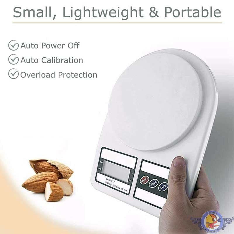 ترازوی گرمی آشپزخانه دیجیتال SF-400 ظرفیت 10 کیلوگرم — تصویر ۸