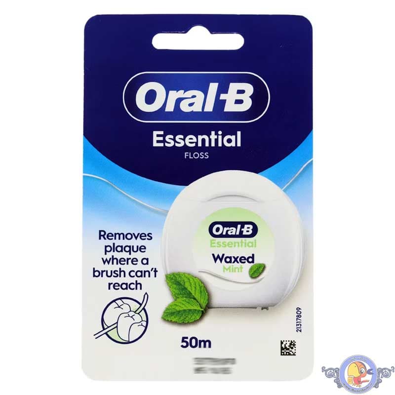 نخ دندان اورال بی Essential Floss Waxed Mint طول 50 متر — تصویر ۶