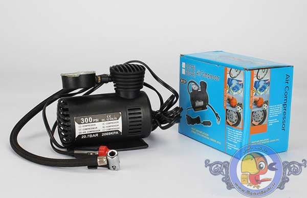 پمپ باد فندکی اتومبیل 300PSI – با درجه باد