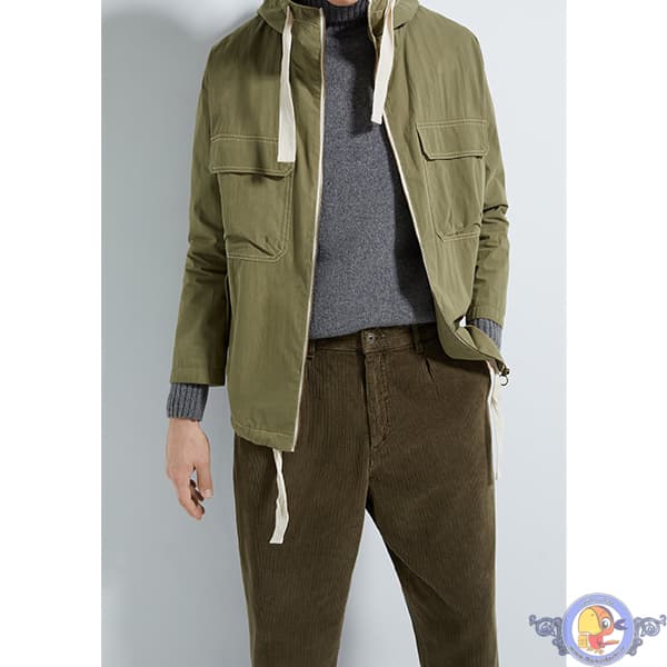 شلوار زارا مخمل کبریتی ZARA LOOSE-FIT CORDUROY TROUSERS