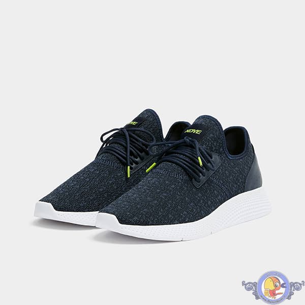کفش مردانه PULL&amp;BEAR Blue sock-style trainers — تصویر ۳
