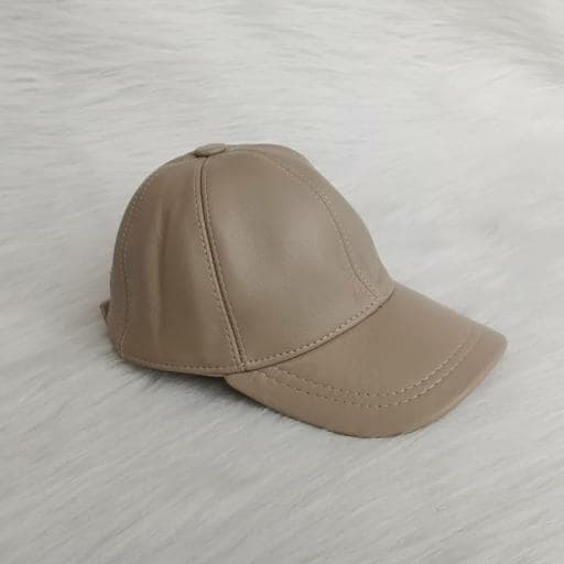 کلاه چرم ساده
