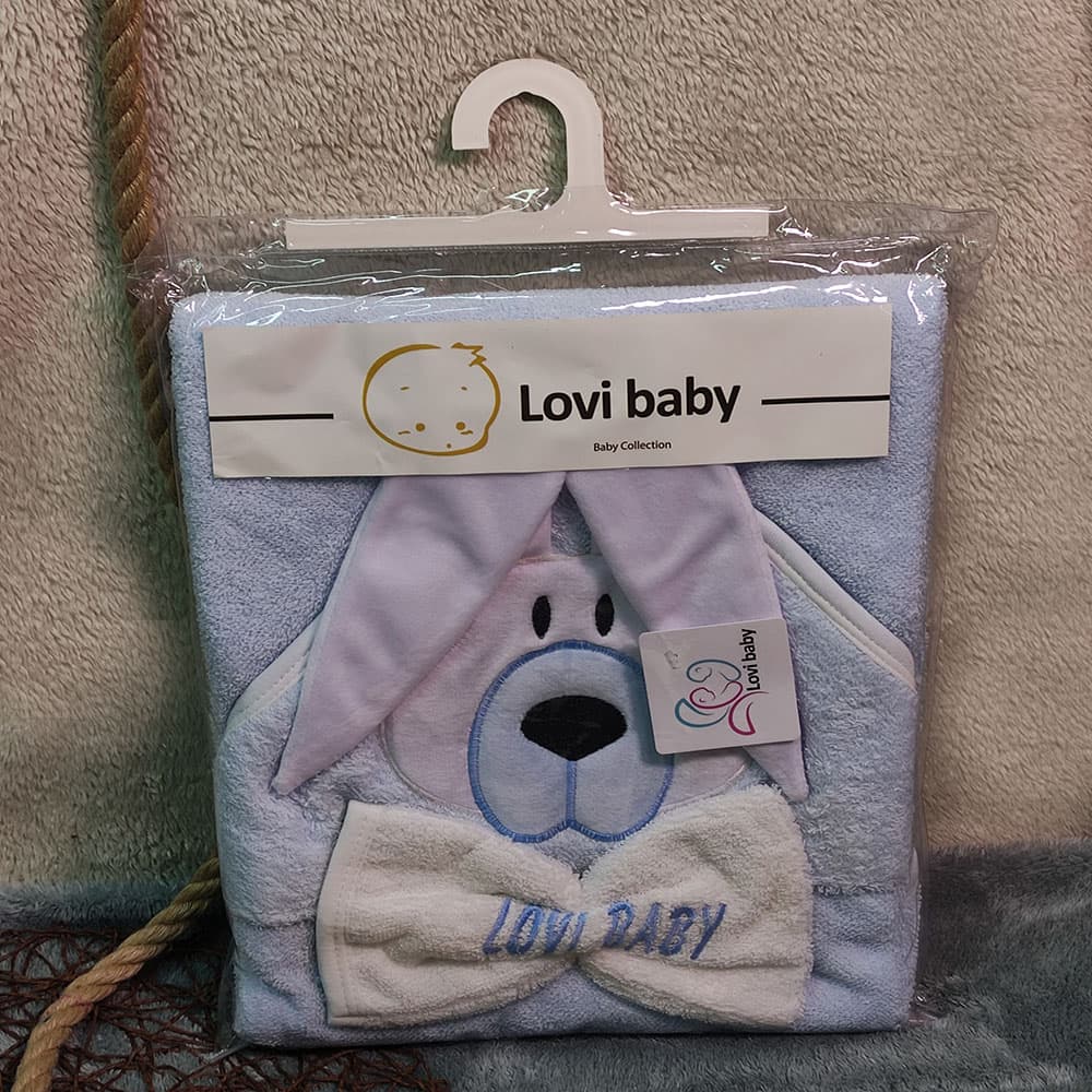 حوله دوتیکه گلدوزی Lovi baby — تصویر ۹