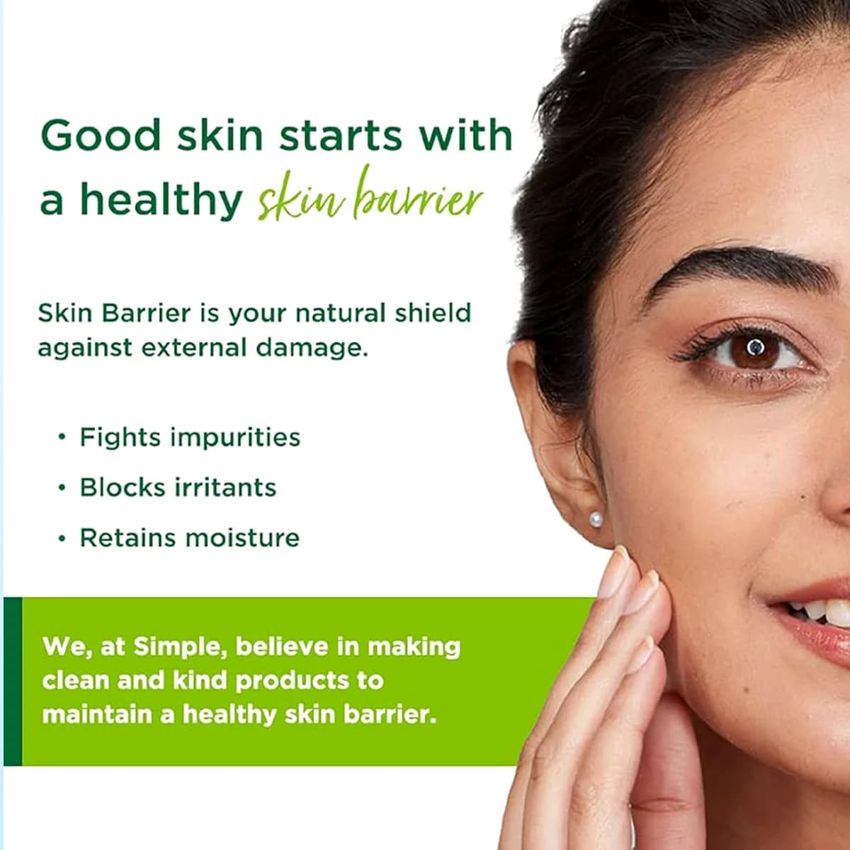 کرم مرطوب کننده و آبرسان سیمپل مدل ریچ Simple replenishing rich Monsturiser حجم125میل — تصویر ۴