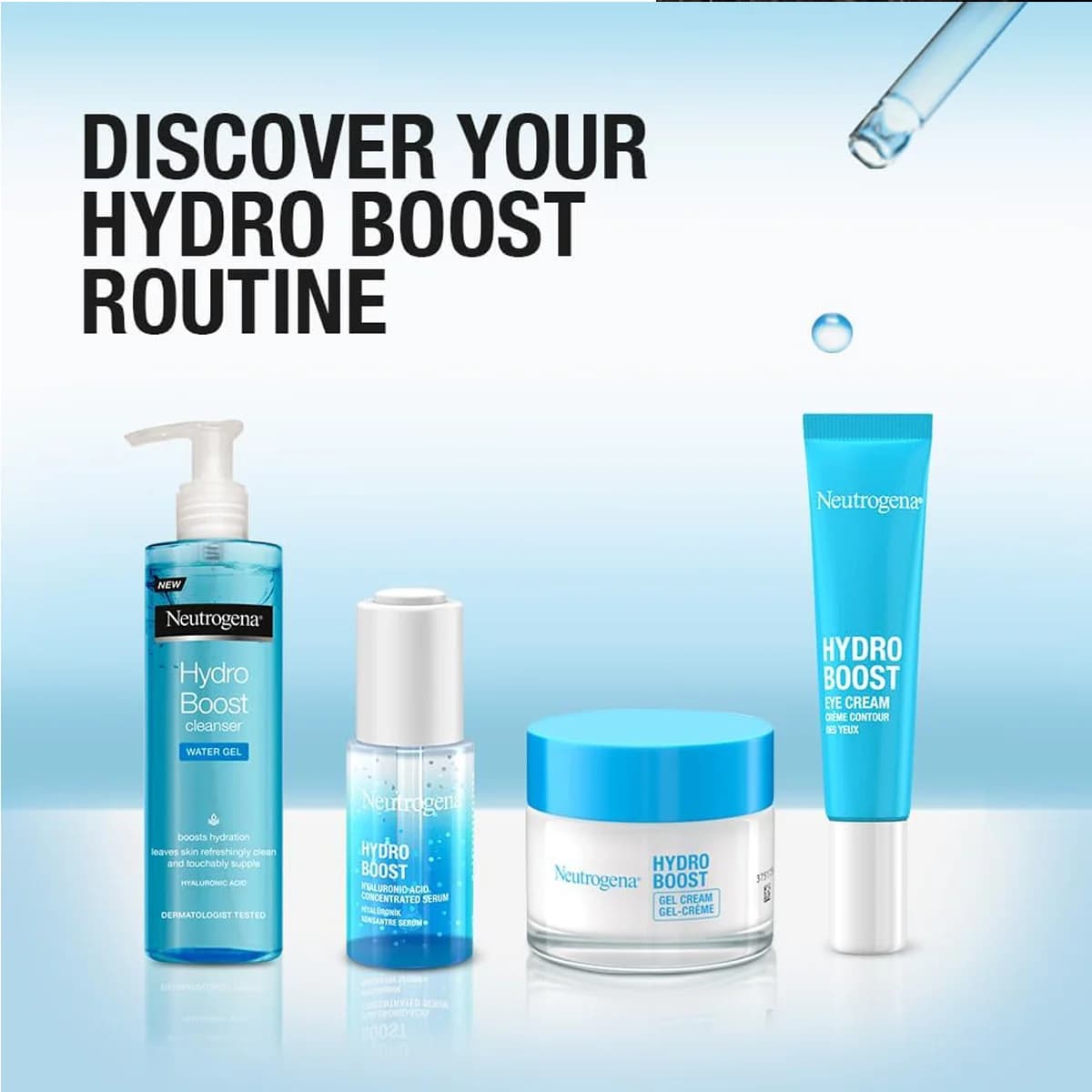 ژل كرم آبرسان نوتروژینا هیدروبوست مدل Neutrogena Gel Cream Hydro Boost حجم 50 میل — تصویر ۹